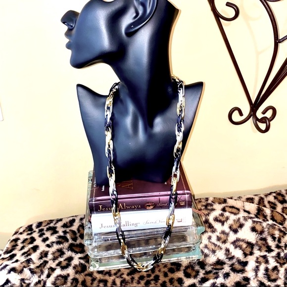 Vintage interlocking chain necklace - Picture 1 of 5